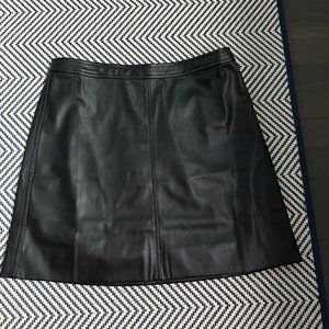 J.Crew Vegan Leather Mini Skirt